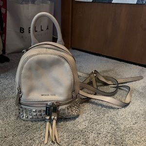 MK Rhea mini studded backpack